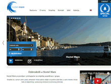 Tablet Screenshot of hostel-mare.com